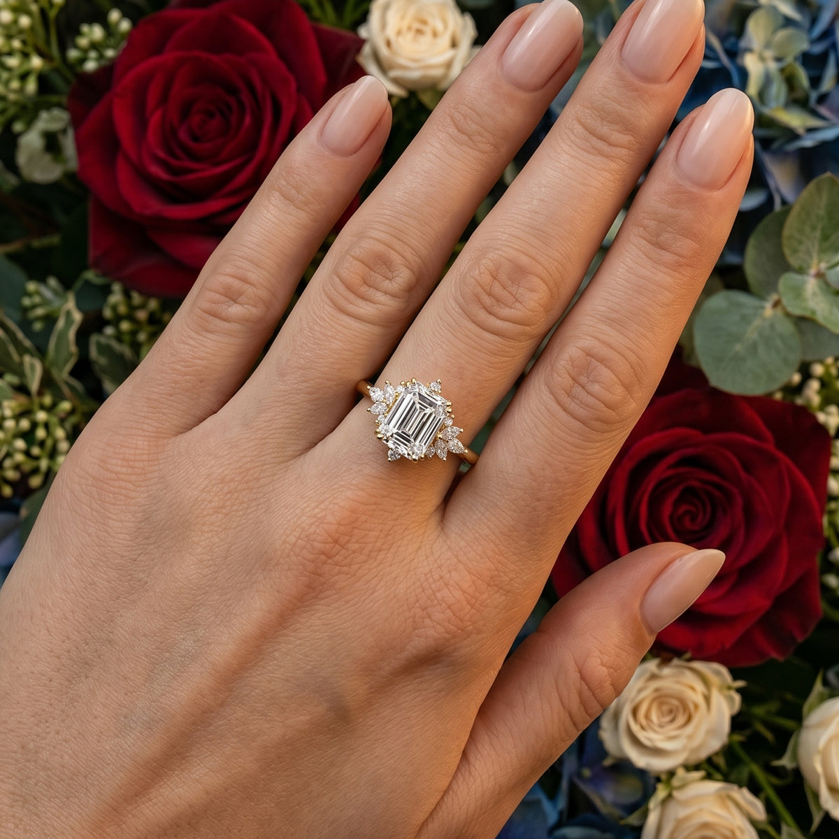  [Shape][Style] Lab Grown Diamond Engagement Ring
