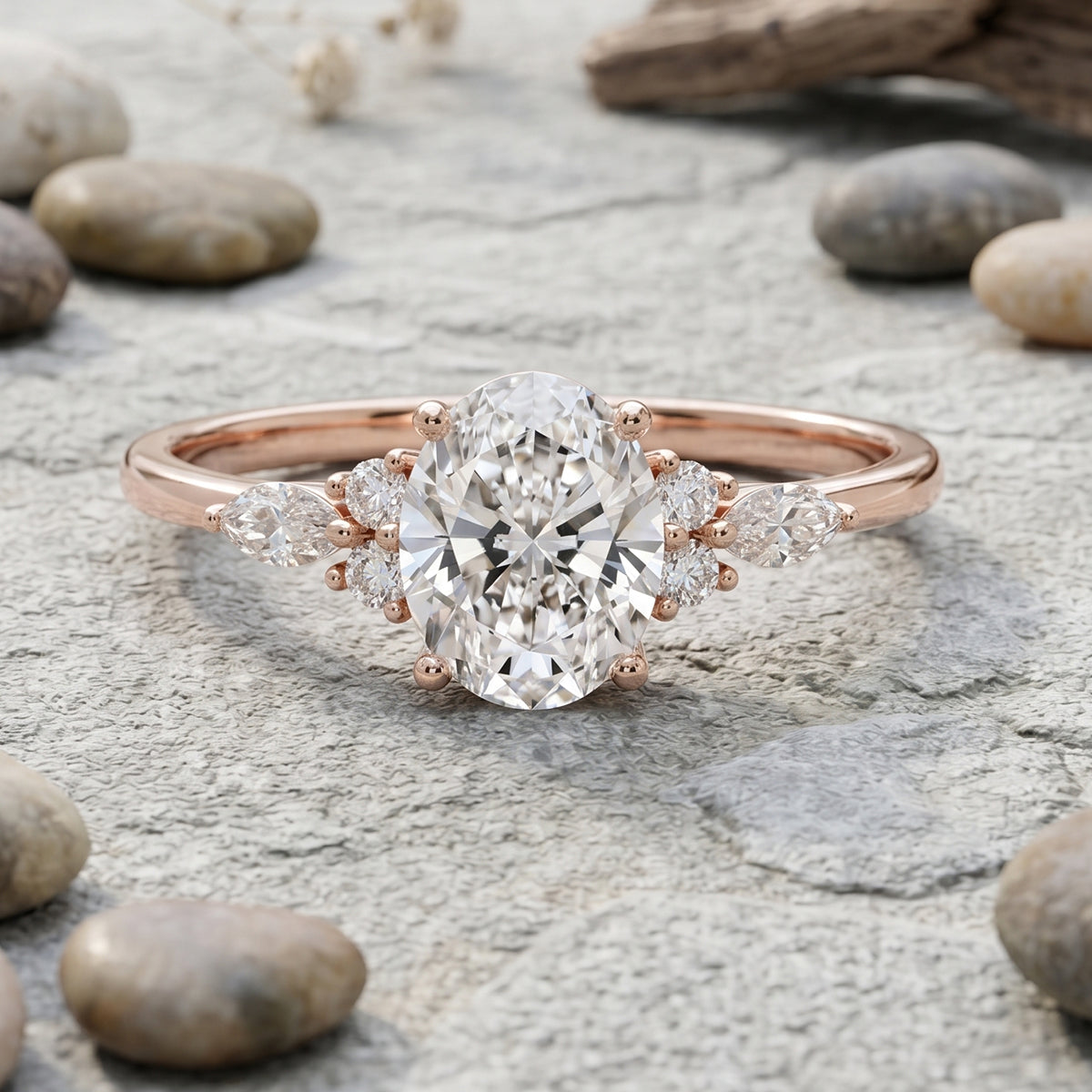 [Shape][Style] Lab Grown Diamond Engagement Ring