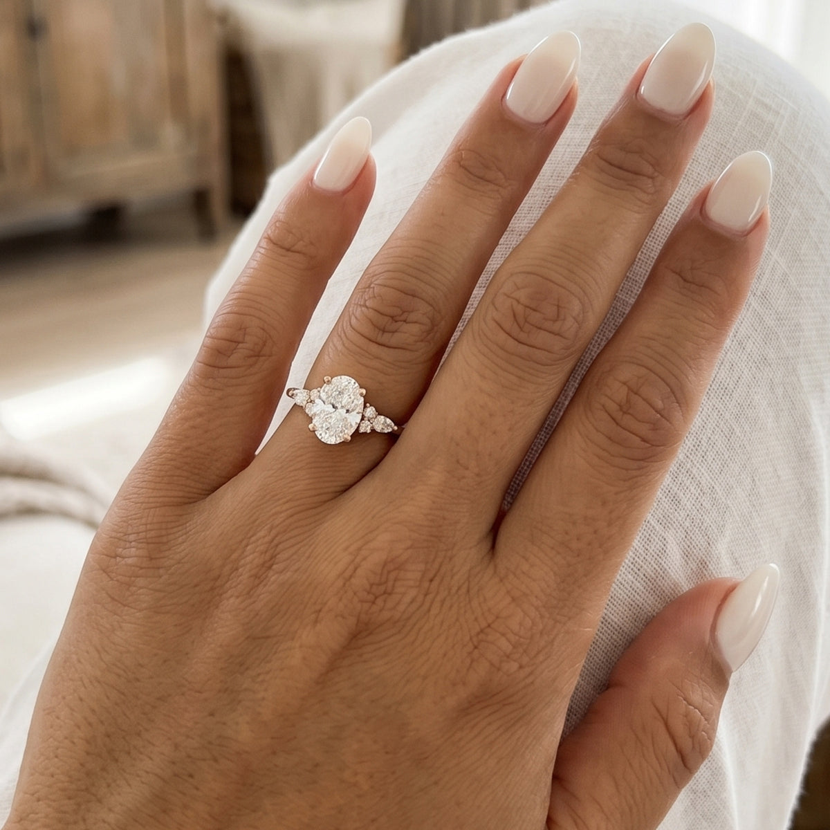  [Shape][Style] Lab Grown Diamond Engagement Ring