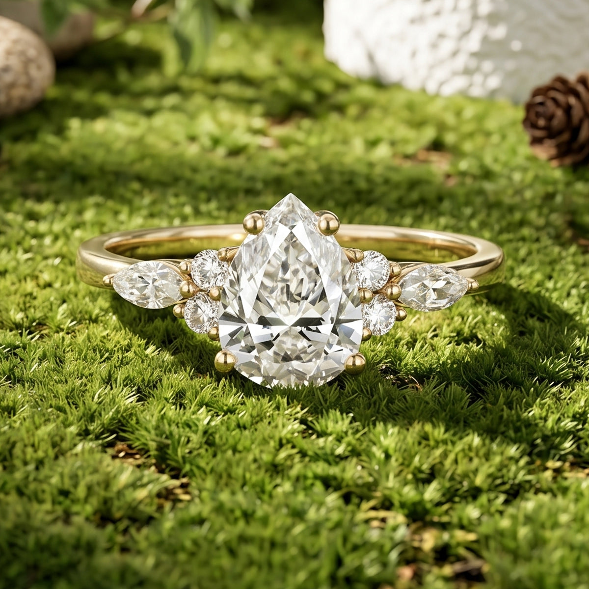  [Shape][Style] Lab Grown Diamond Engagement Ring