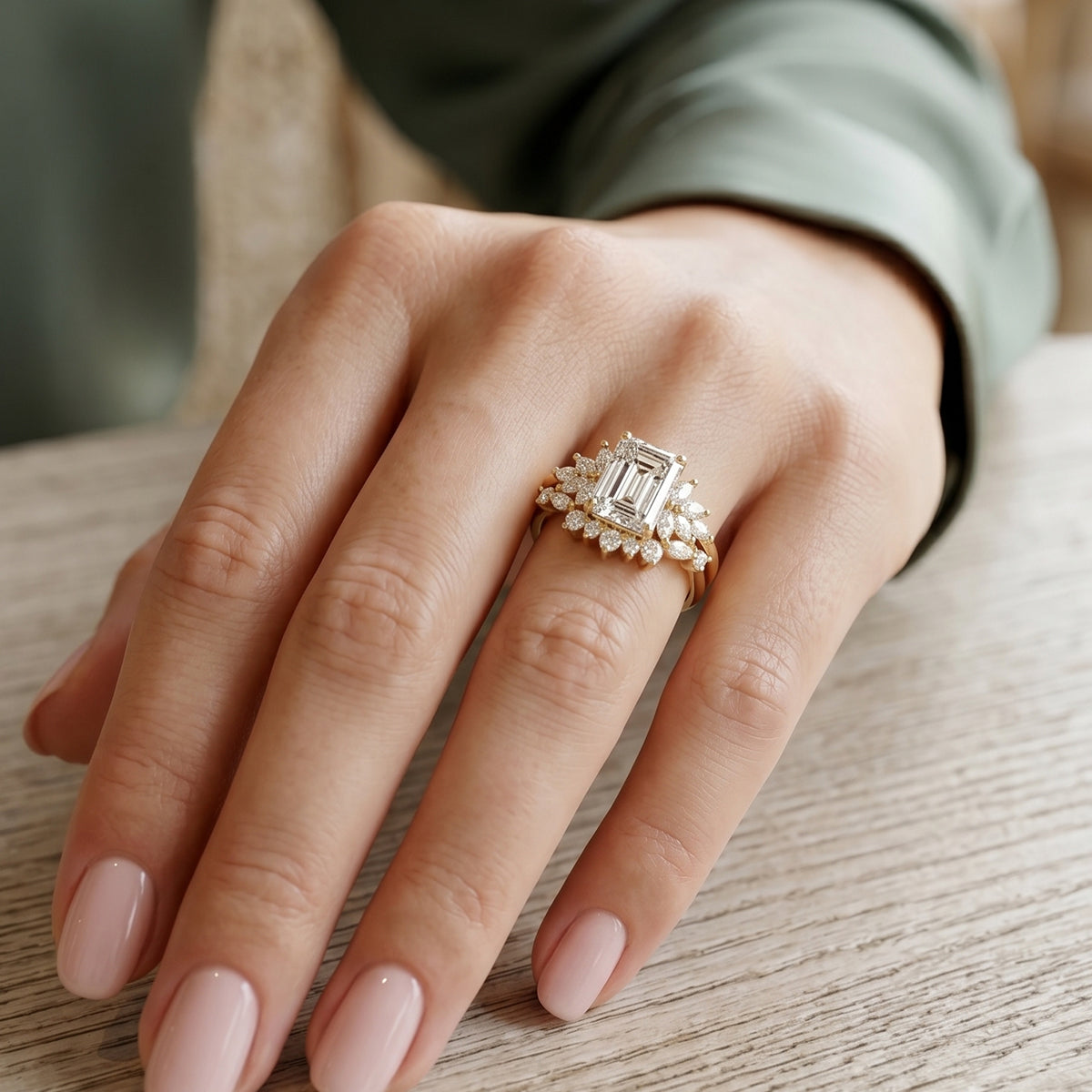  [Shape][Style] Lab Grown Diamond Engagement Ring