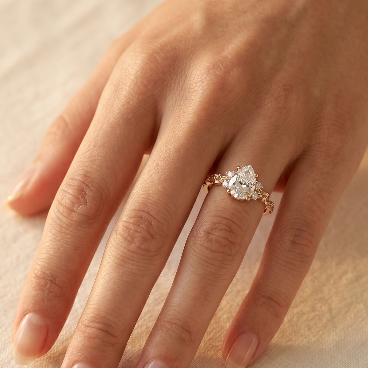  [Shape][Style] Lab Grown Diamond Engagement Ring
