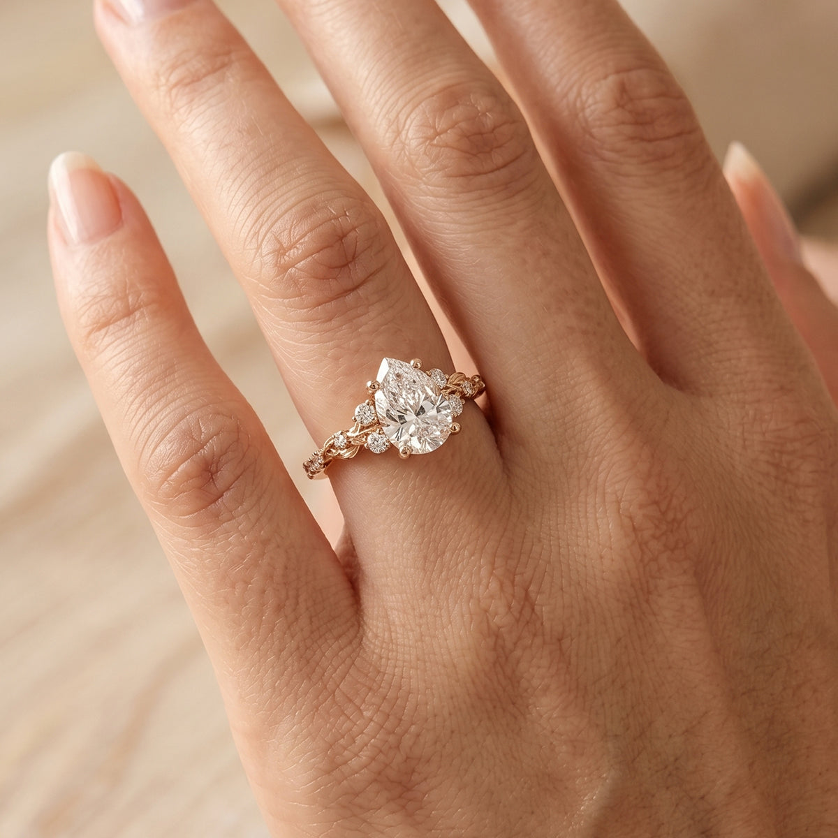  [Shape][Style] Lab Grown Diamond Engagement Ring
