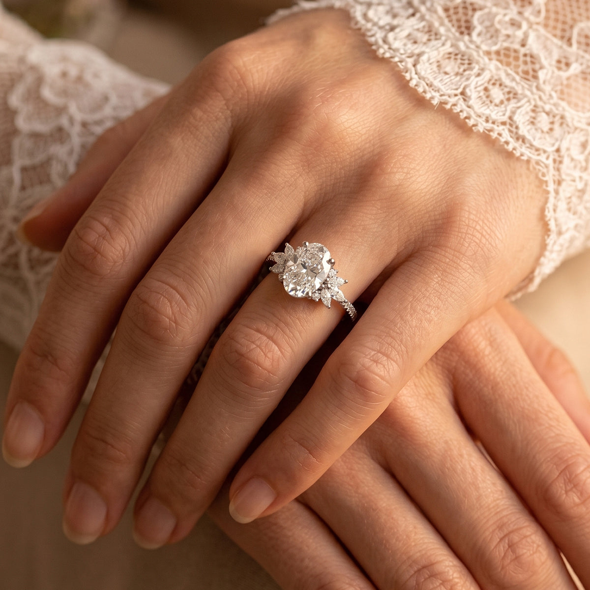  [Shape][Style] Lab Grown Diamond Engagement Ring