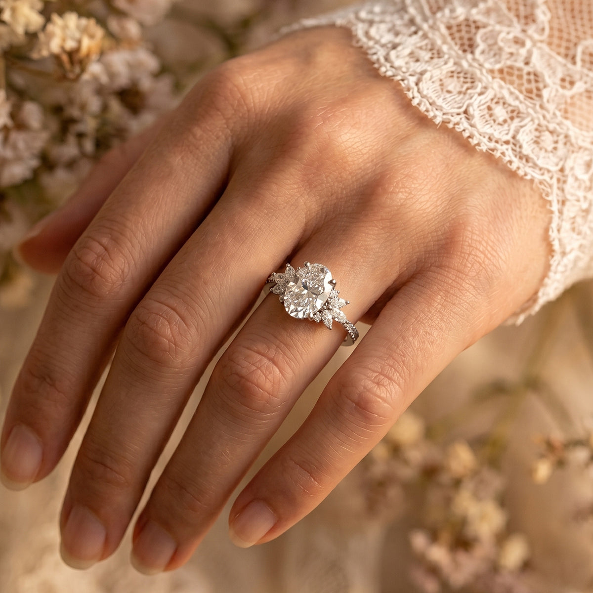  [Shape][Style] Lab Grown Diamond Engagement Ring
