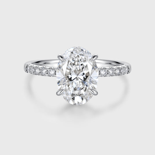 [Shape][Style] Lab Grown Diamond Engagement Ring
