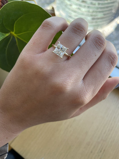 Princess Solitaire Lab Grown Diamond Engagement Ring