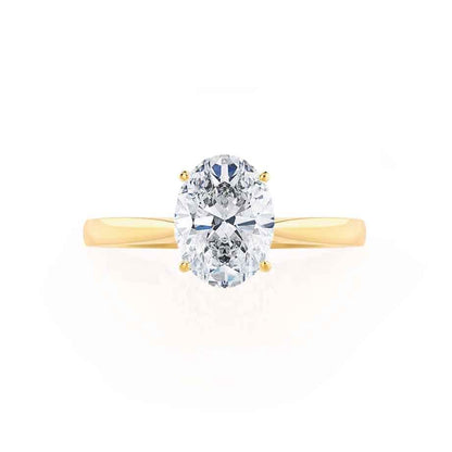 Oval Solitaire Lab Grown Diamond Engagement Ring
