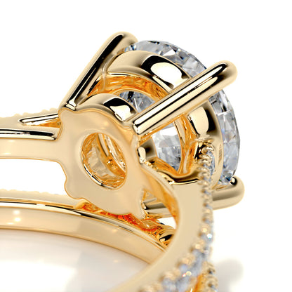 1.50 CT Round Solitaire CVD F/VS Diamond Bridal Ring Set 8