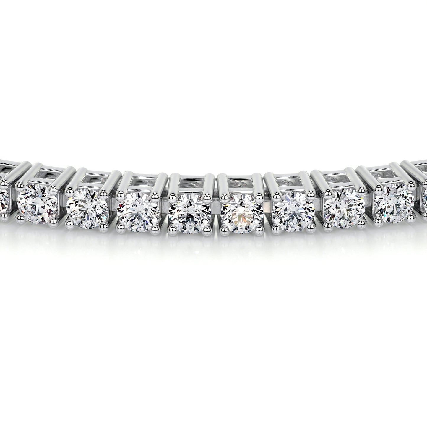 2.5 TCW Round Lab Grown Diamond Tennis Bracelet