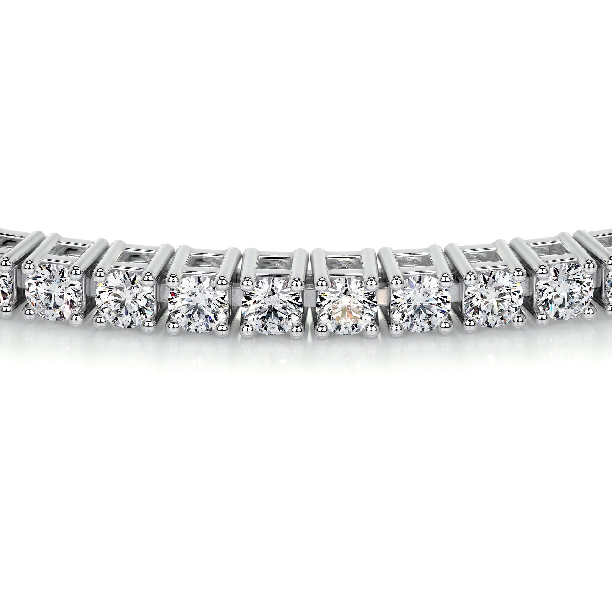 2.5 TCW Round Lab Grown Diamond Tennis Bracelet