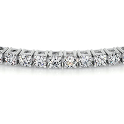2.5 TCW Round Lab Grown Diamond Tennis Bracelet