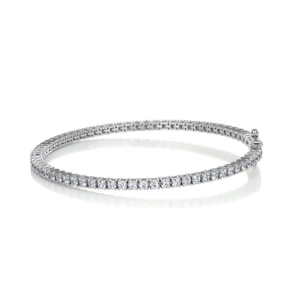 2.5 TCW Round Lab Grown Diamond Tennis Bracelet