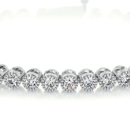 1.5 TCW Round Lab Grown Diamond Tennis Bracelet