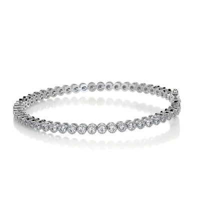 1.5 TCW Round Lab Grown Diamond Tennis Bracelet