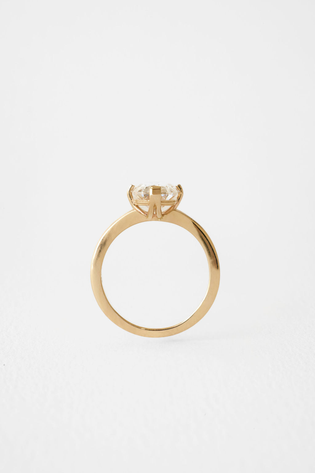 3.35 CT Antique Elongated Cushion Solitaire Lab Grown Diamond Engagement Ring