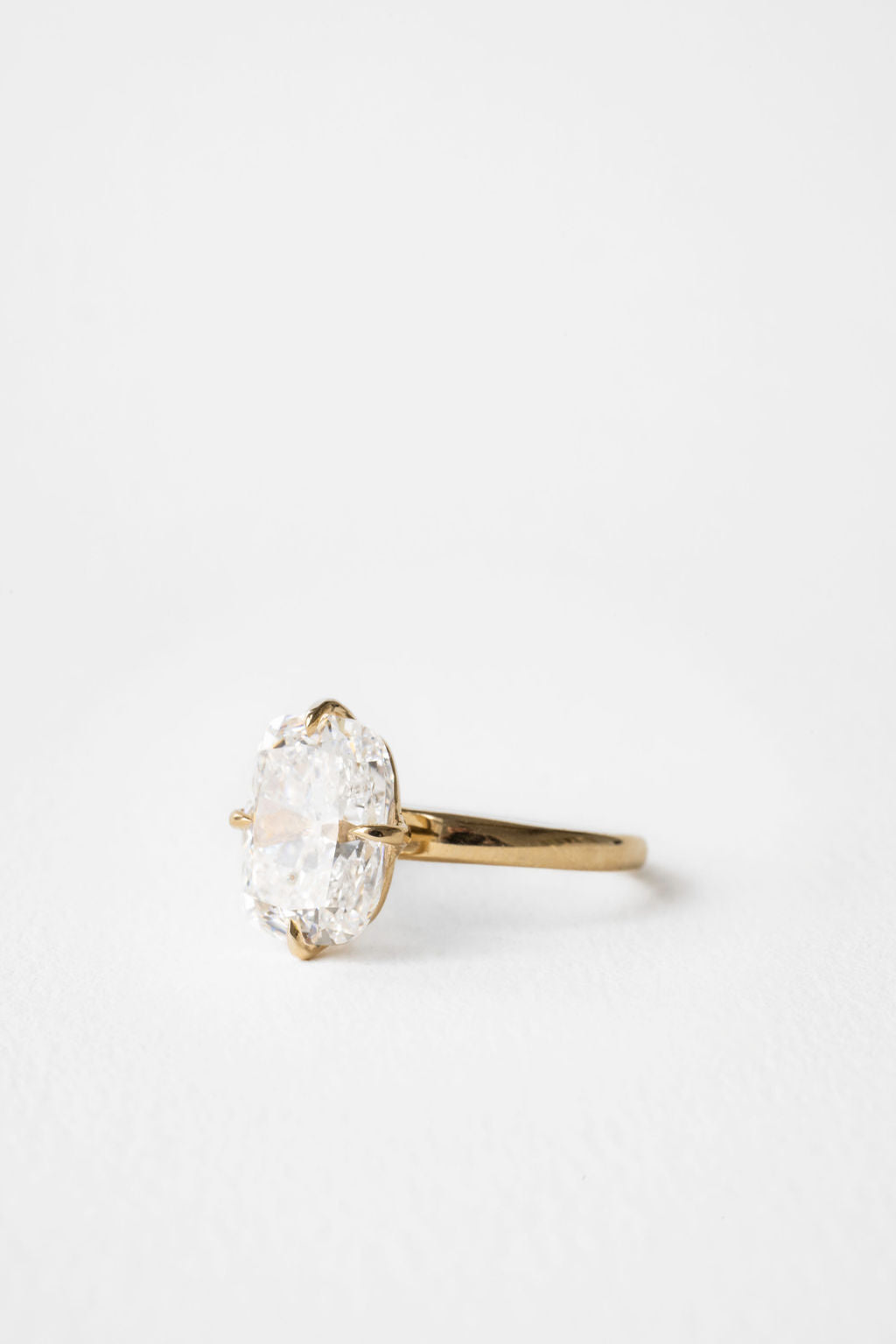 4.75 CT Elongated Cushion Solitaire Lab Grown Diamond Engagement Ring