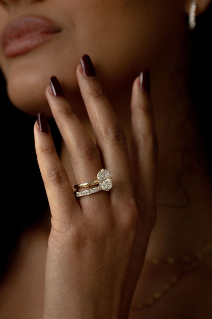 4.75 CT Elongated Cushion Solitaire Lab Grown Diamond Engagement Ring
