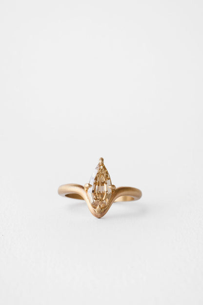 1.28 CT Marquise Solitaire Lab Grown Diamond Engagement Ring