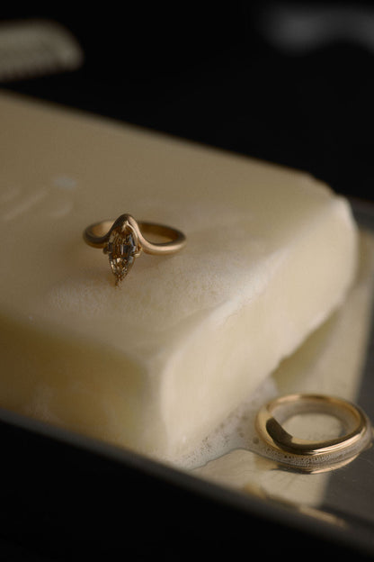 1.28 CT Marquise Solitaire Lab Grown Diamond Engagement Ring