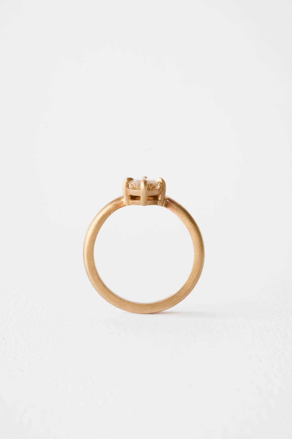 1.28 CT Marquise Solitaire Lab Grown Diamond Engagement Ring