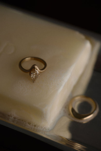 1.28 CT Marquise Solitaire Lab Grown Diamond Engagement Ring