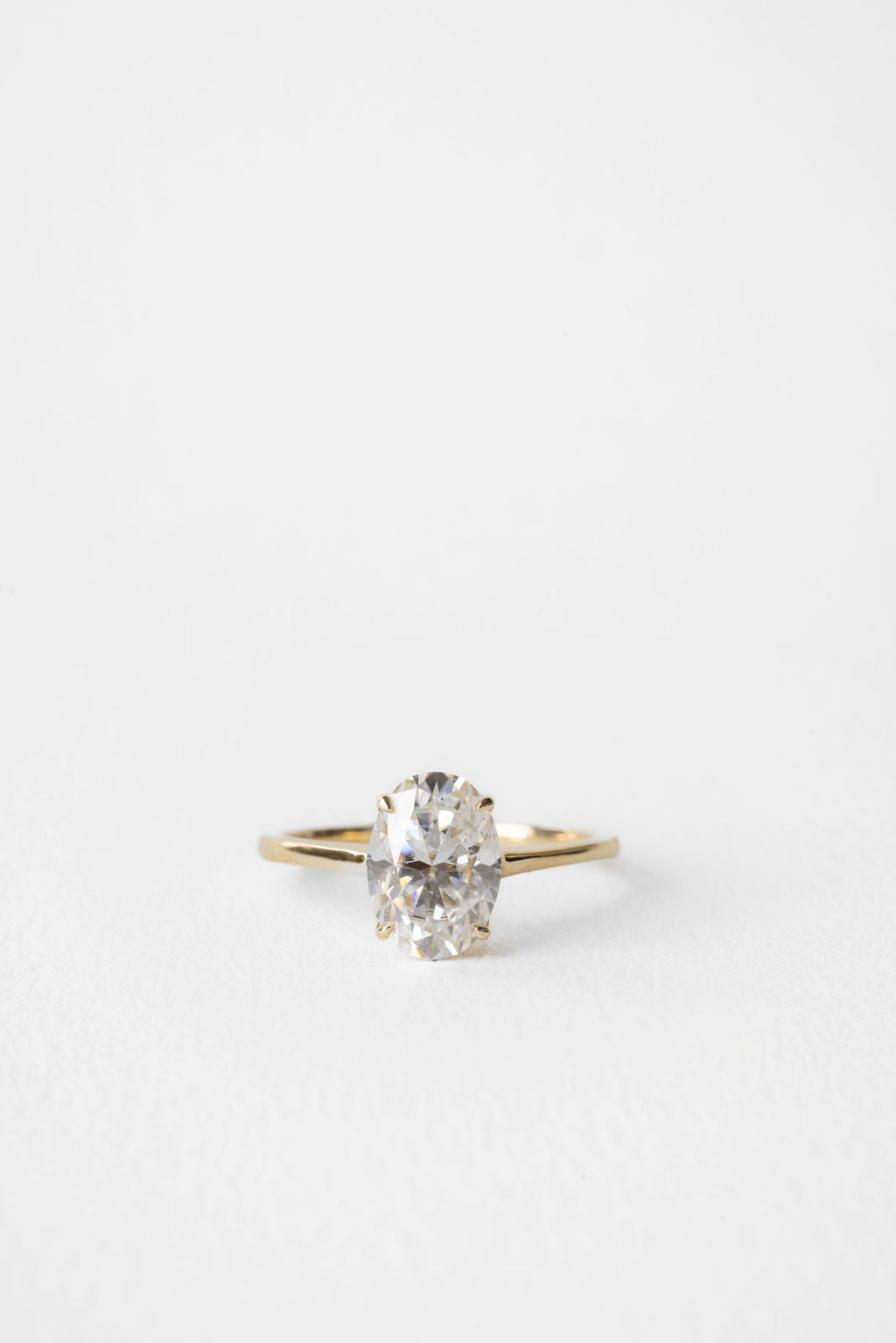 2.20 CT Round Solitaire Lab Grown Diamond Engagement Ring