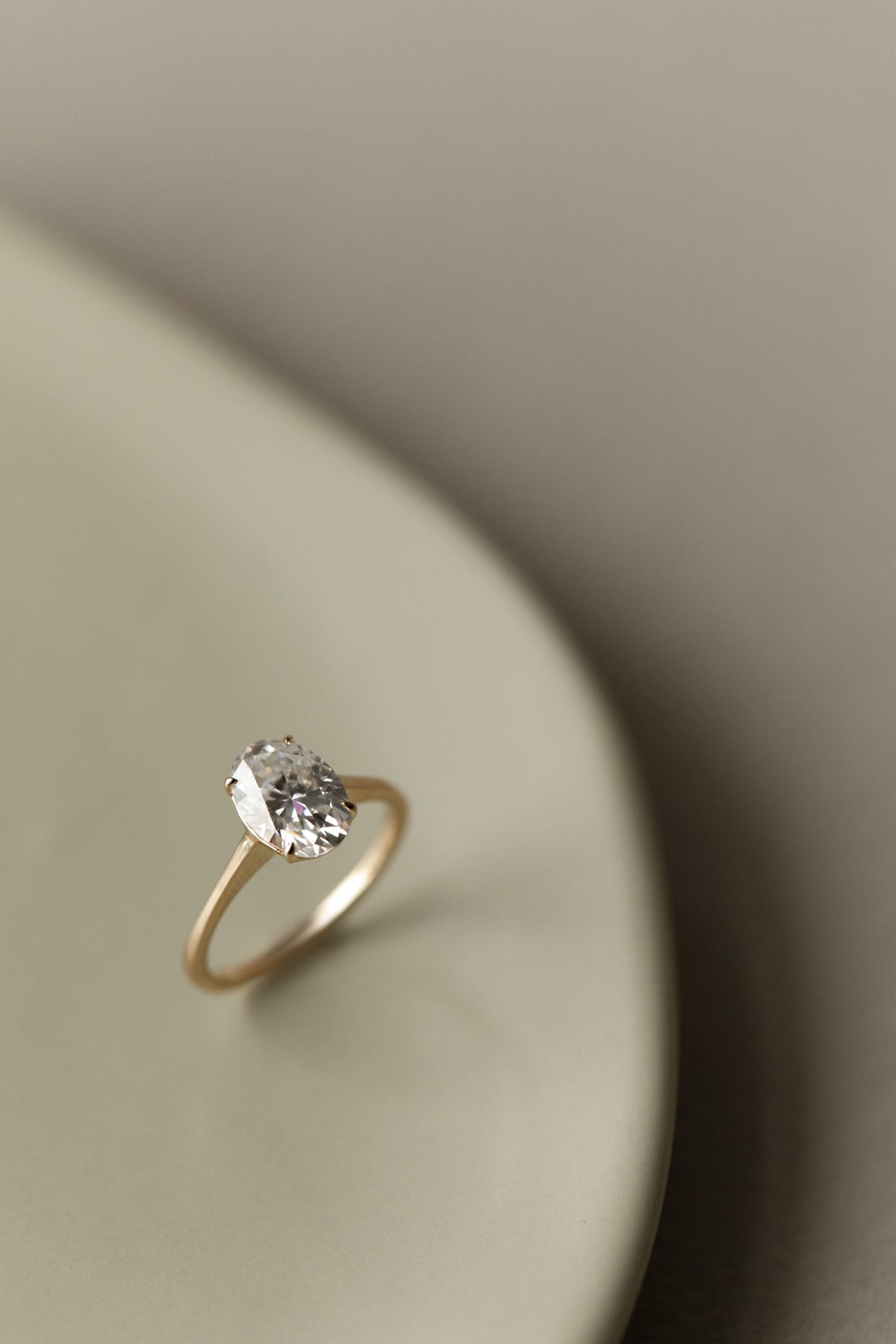 2.20 CT Round Solitaire Lab Grown Diamond Engagement Ring
