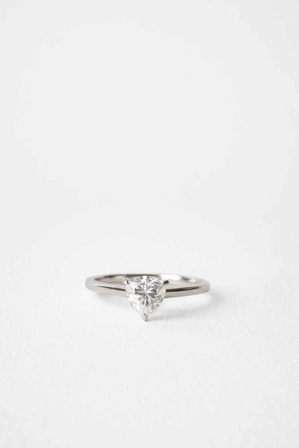 0.75 CT Trillion Solitaire Lab Grown Diamond Engagement Ring