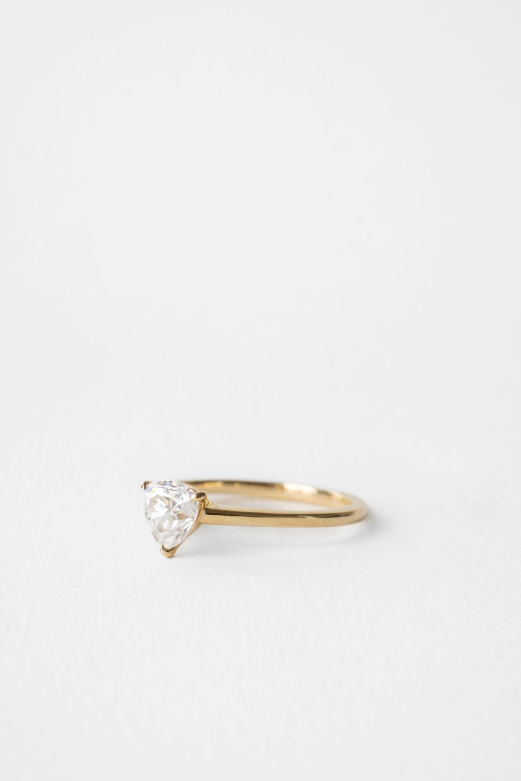 0.75 CT Trillion Solitaire Lab Grown Diamond Engagement Ring