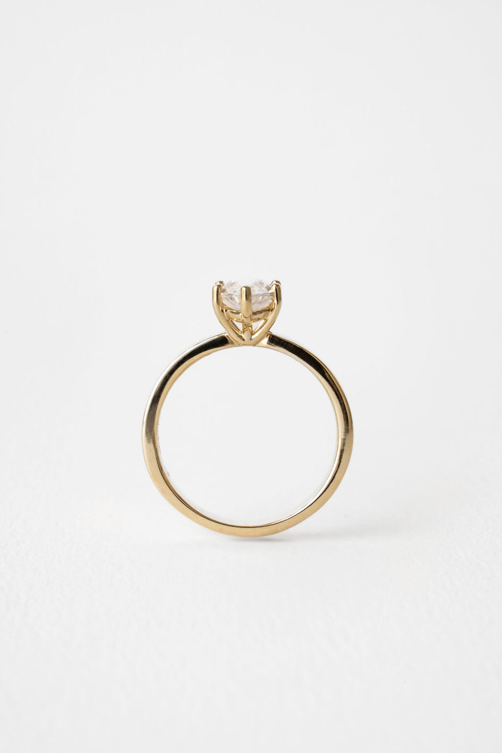 1.50 CT Marquise Solitaire Lab Grown Diamond Engagement Ring