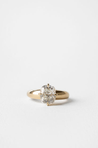 2.80 CT Cushion Solitaire Lab Grown Diamond Engagement Ring