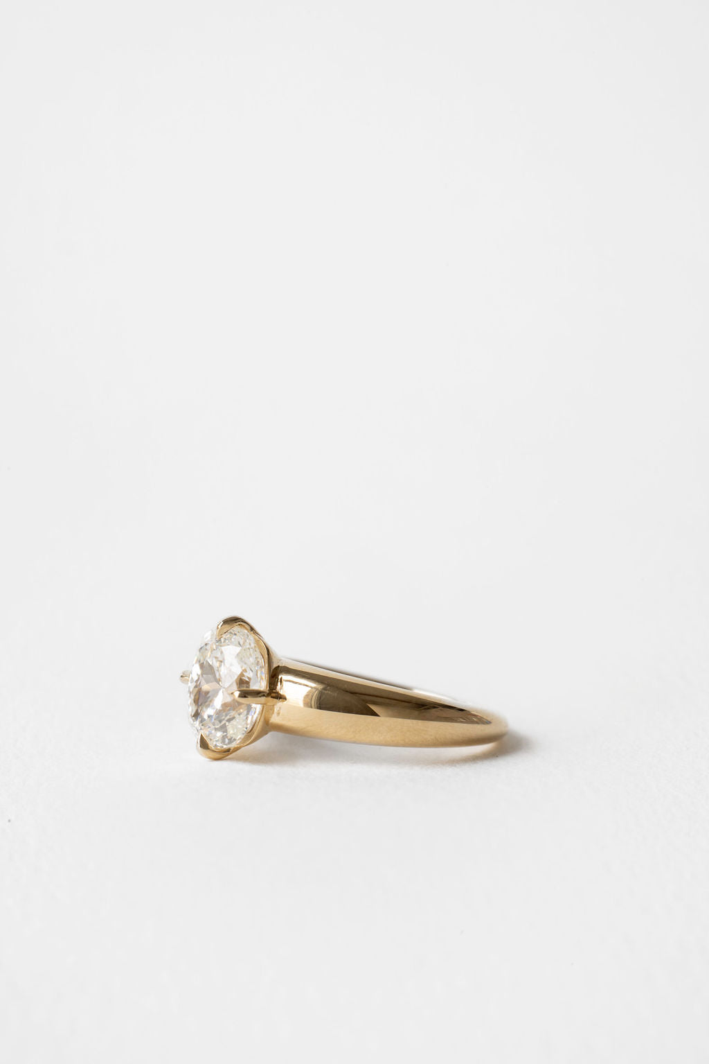 2.80 CT Cushion Solitaire Lab Grown Diamond Engagement Ring