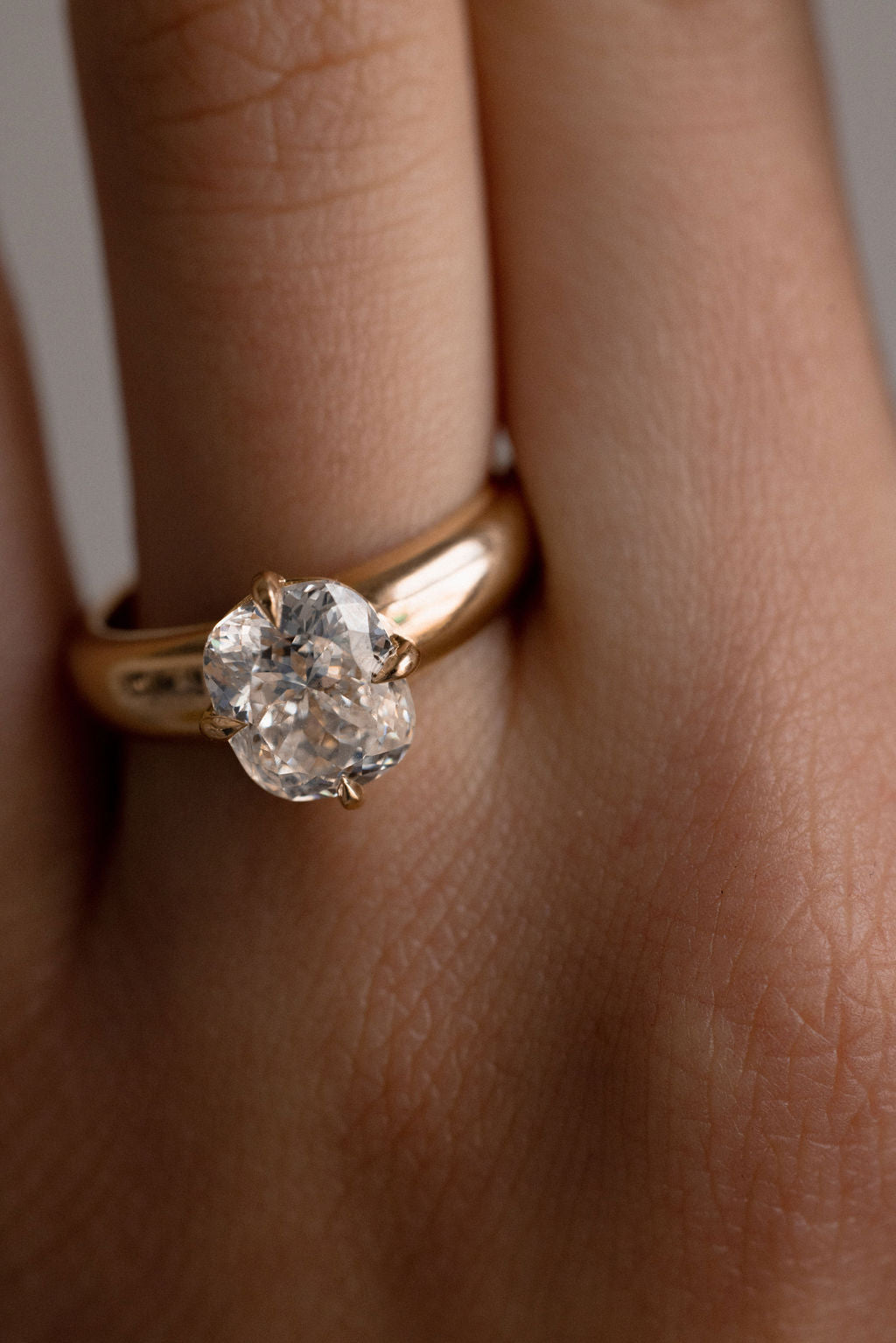 2.80 CT Cushion Solitaire Lab Grown Diamond Engagement Ring
