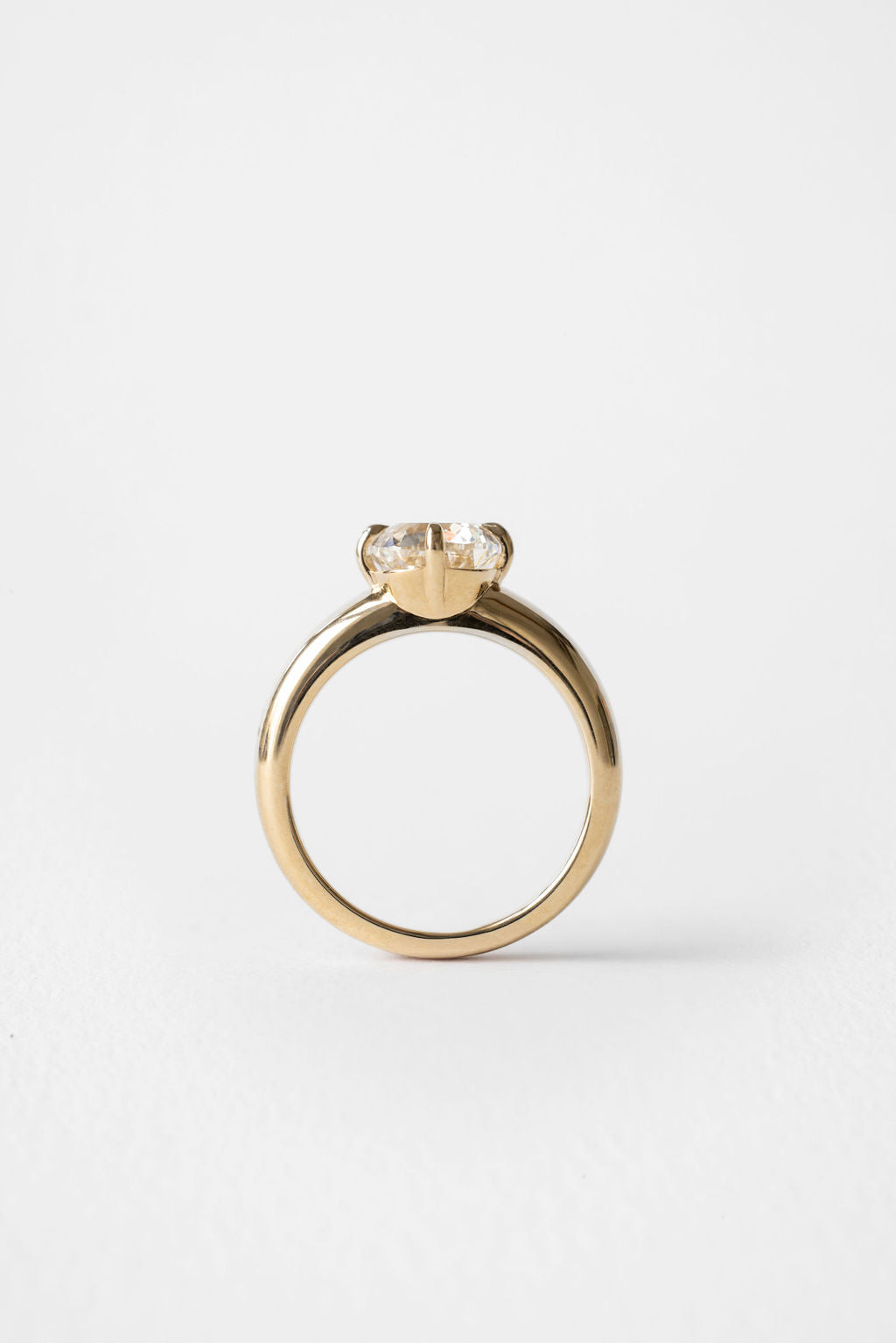 2.80 CT Cushion Solitaire Lab Grown Diamond Engagement Ring