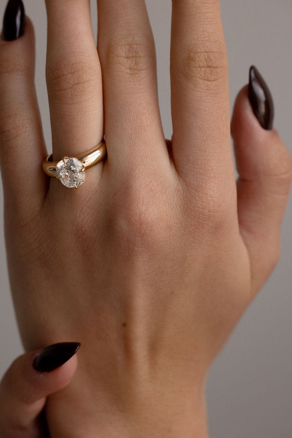 2.80 CT Cushion Solitaire Lab Grown Diamond Engagement Ring