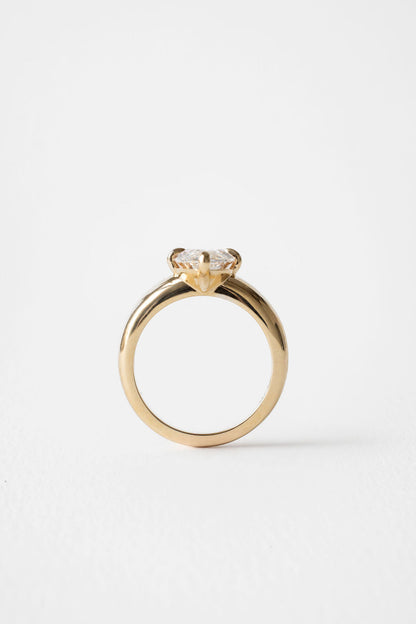 3.10 CT Marquise Solitaire Lab Grown Diamond Engagement Ring