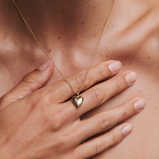 Heart Drop Pendant Necklace