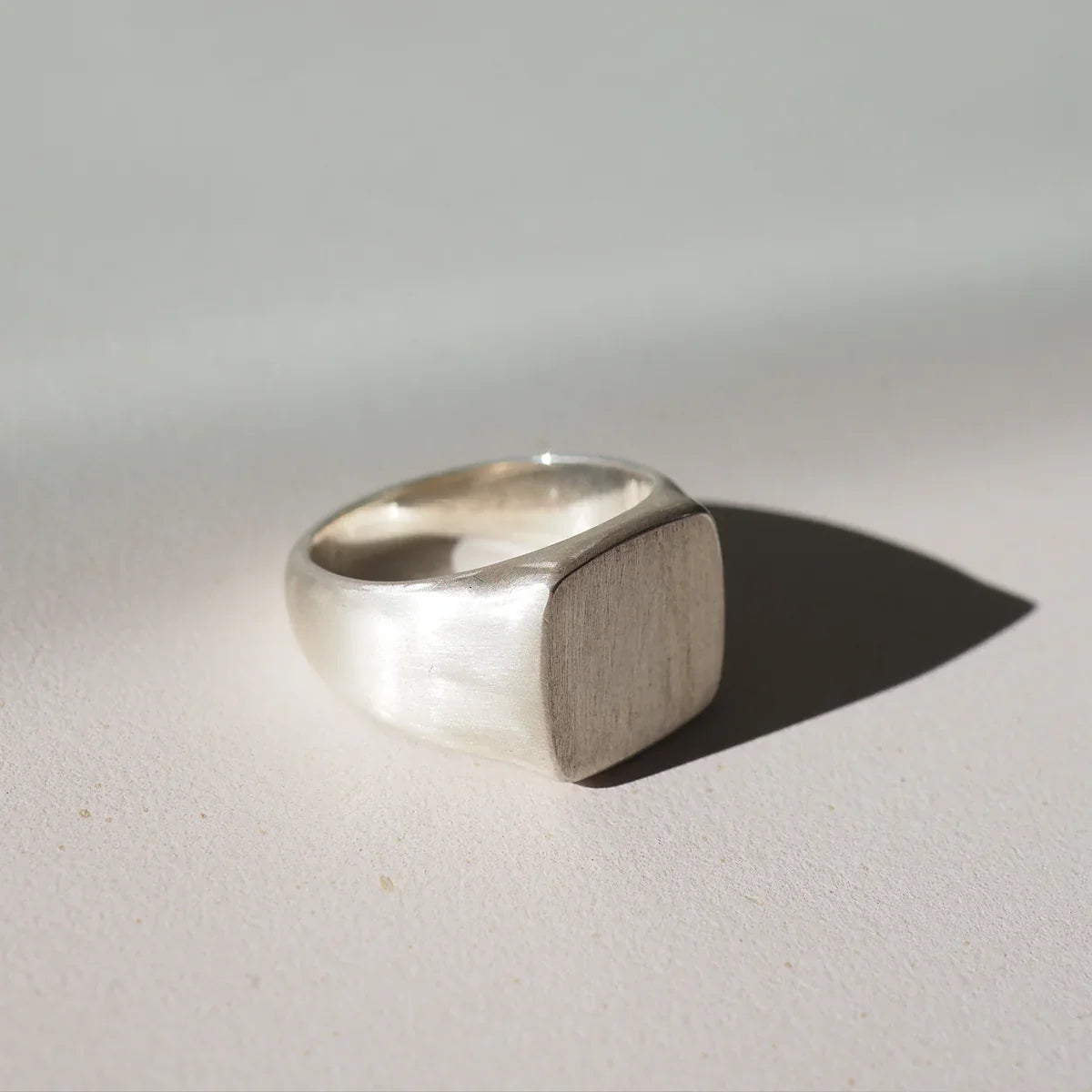 Signet Wedding Band