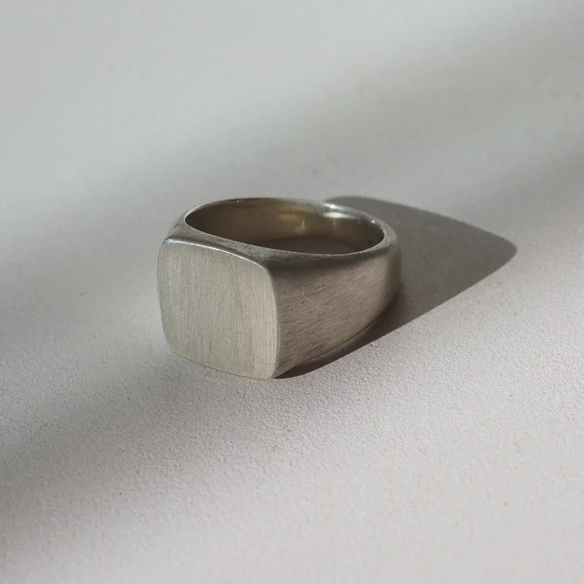 Signet Wedding Band