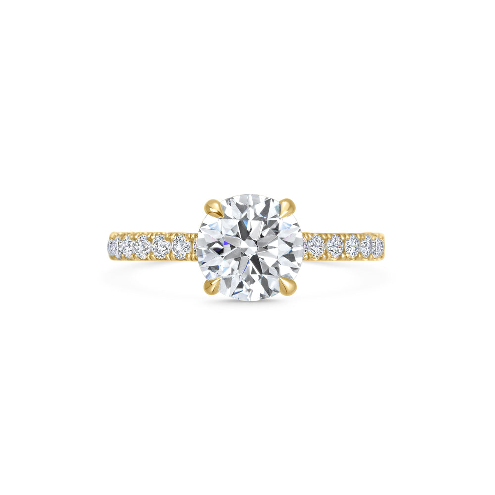 1.5 CT Round Solitaire CVD F/VVS1 Diamond Engagement Ring 8