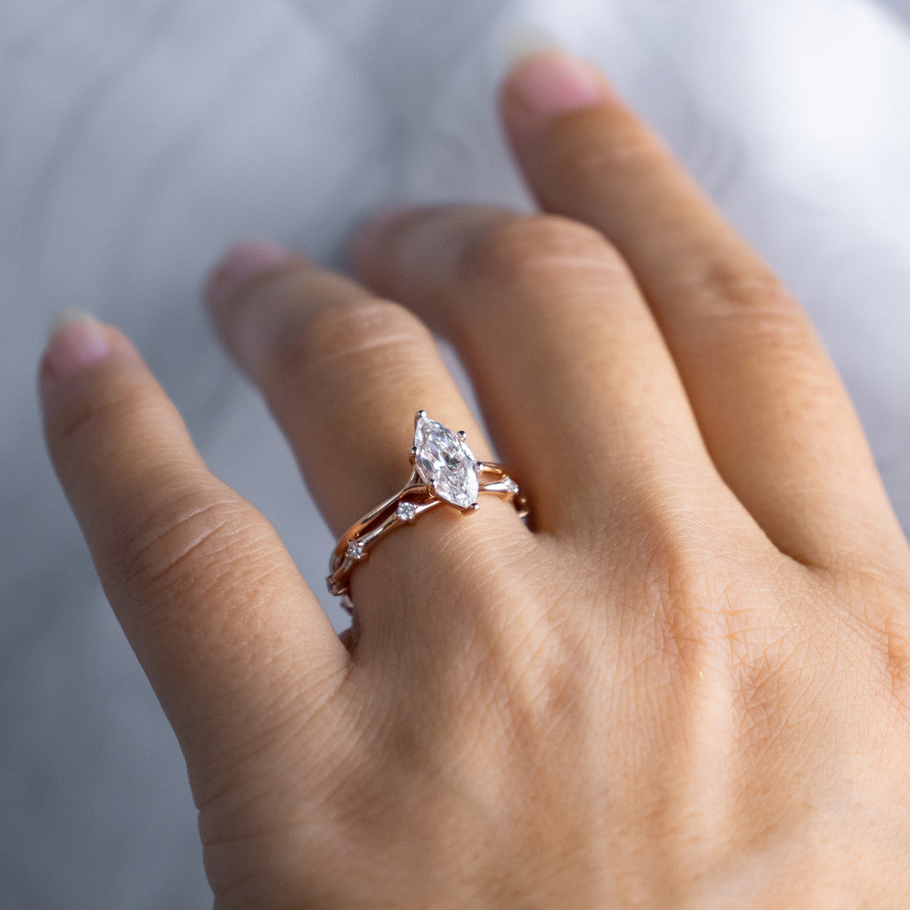 0.16 CT Round Full Eternity Lab Grown Diamond Wedding Band