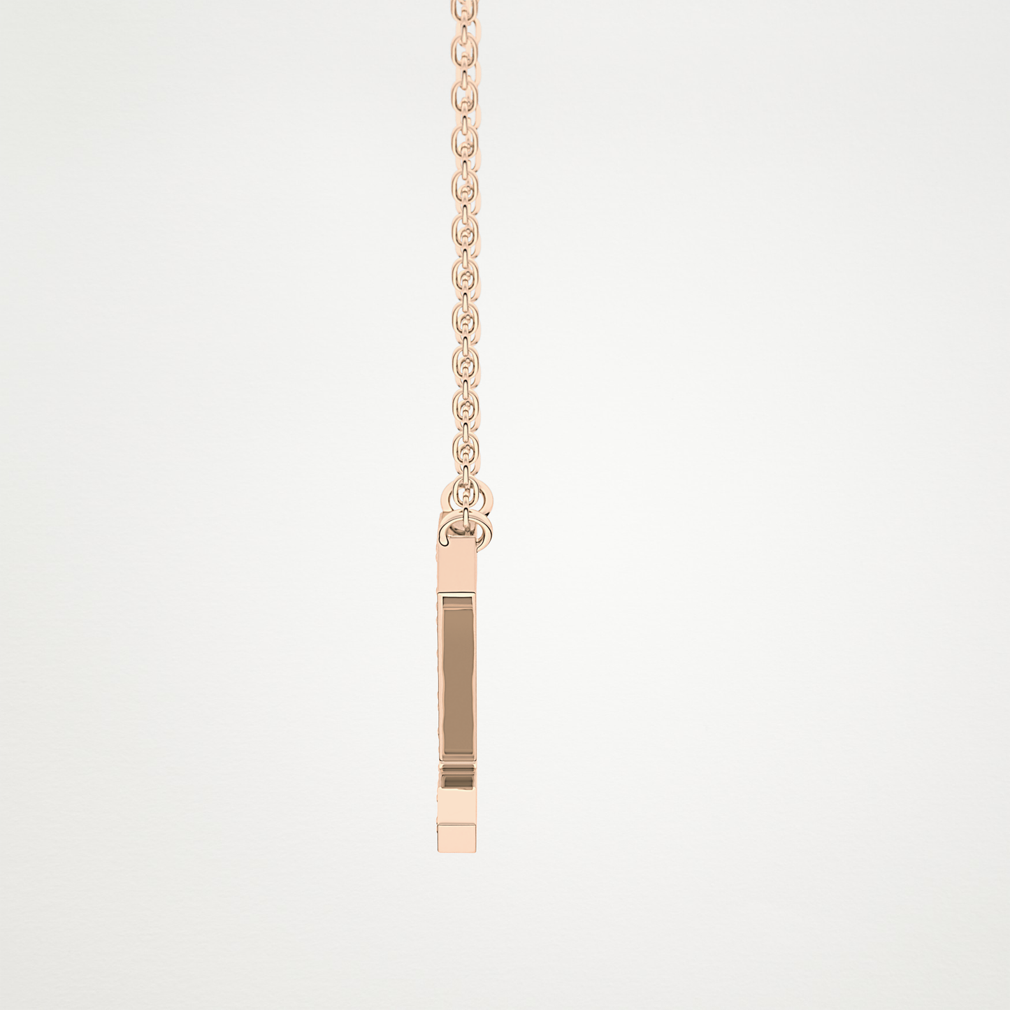 0.28 TCW Round Lab Grown Diamond Z Initial Pendant Necklace