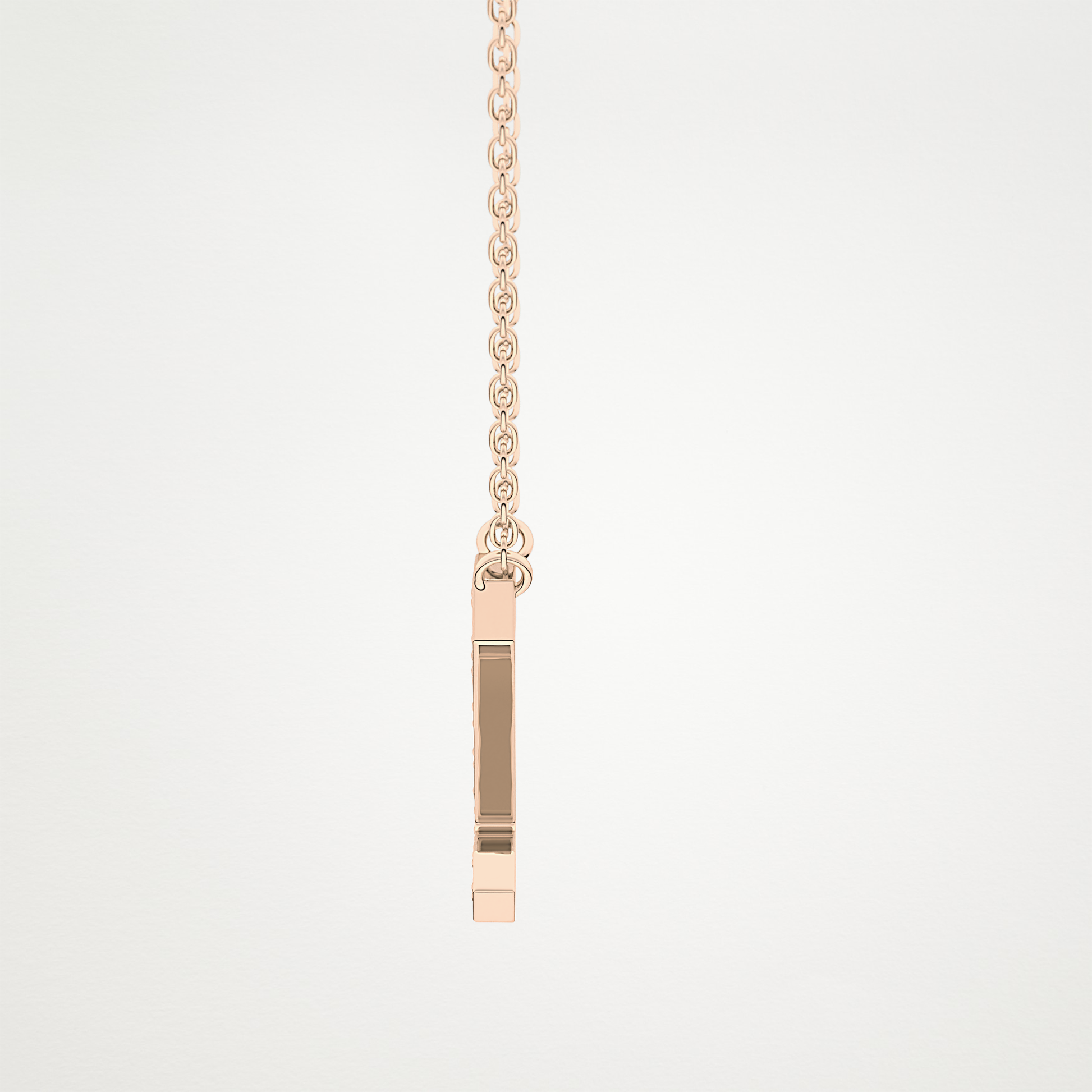0.28 TCW Round Lab Grown Diamond Z Initial Pendant Necklace