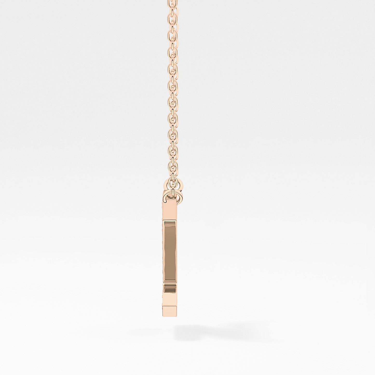 0.28 TCW Round Lab Grown Diamond Z Initial Pendant Necklace