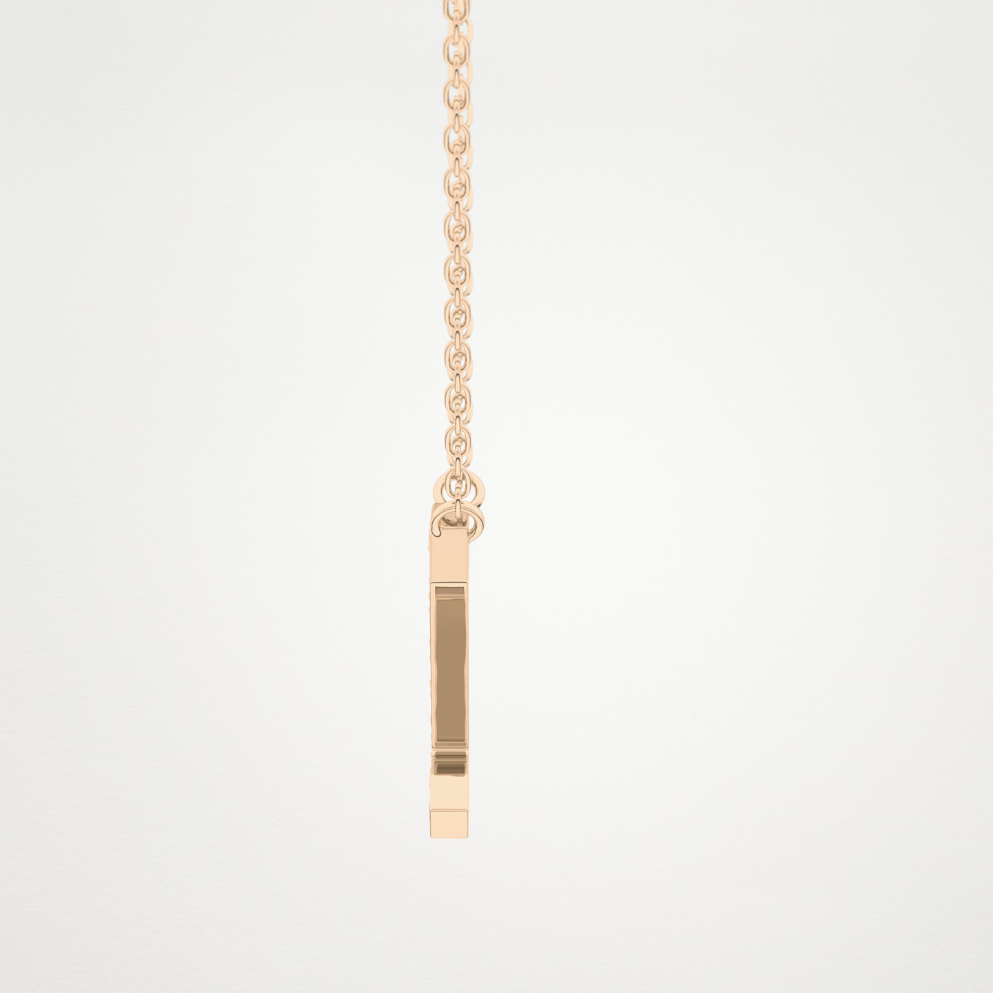0.28 TCW Round Lab Grown Diamond Z Initial Pendant Necklace