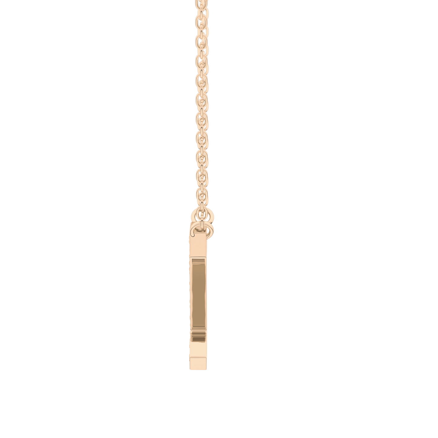0.28 TCW Round Lab Grown Diamond Z Initial Pendant Necklace