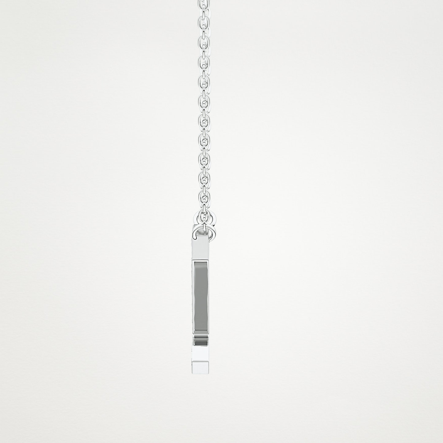 0.28 TCW Round Lab Grown Diamond Z Initial Pendant Necklace