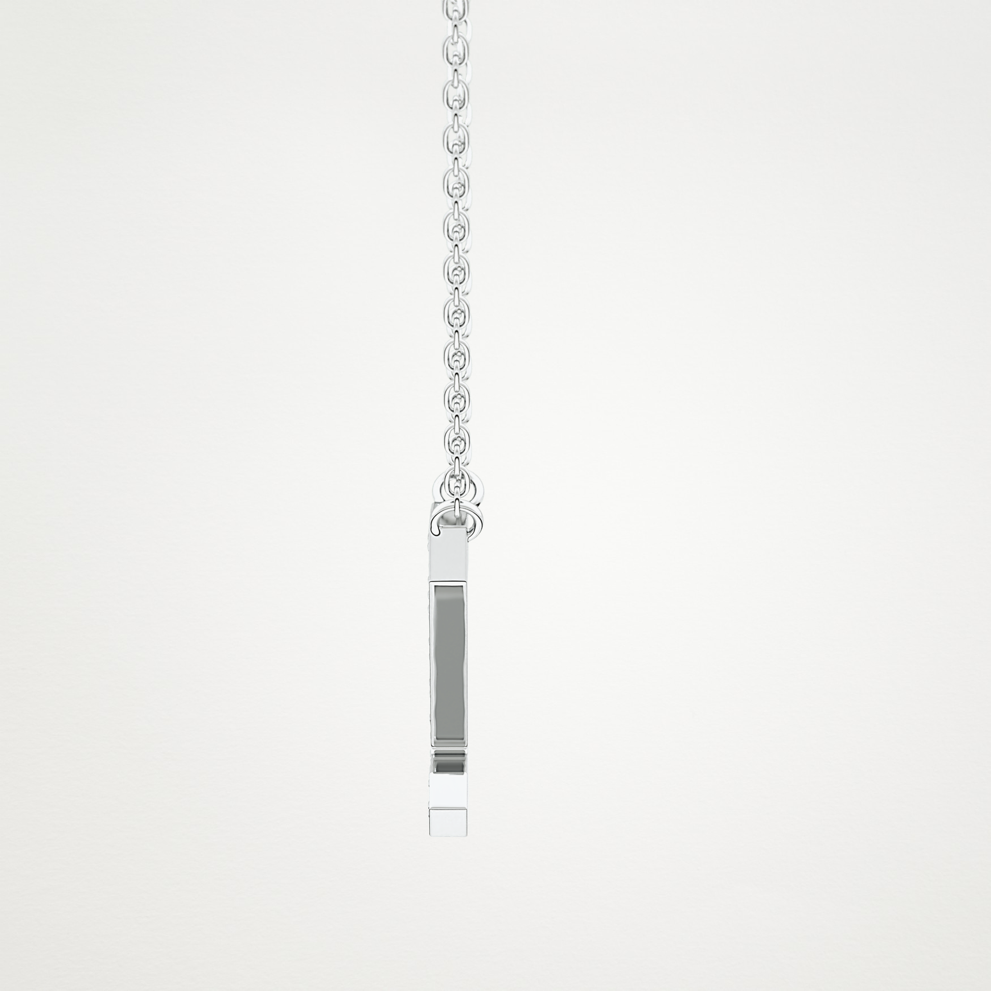 0.28 TCW Round Lab Grown Diamond Z Initial Pendant Necklace