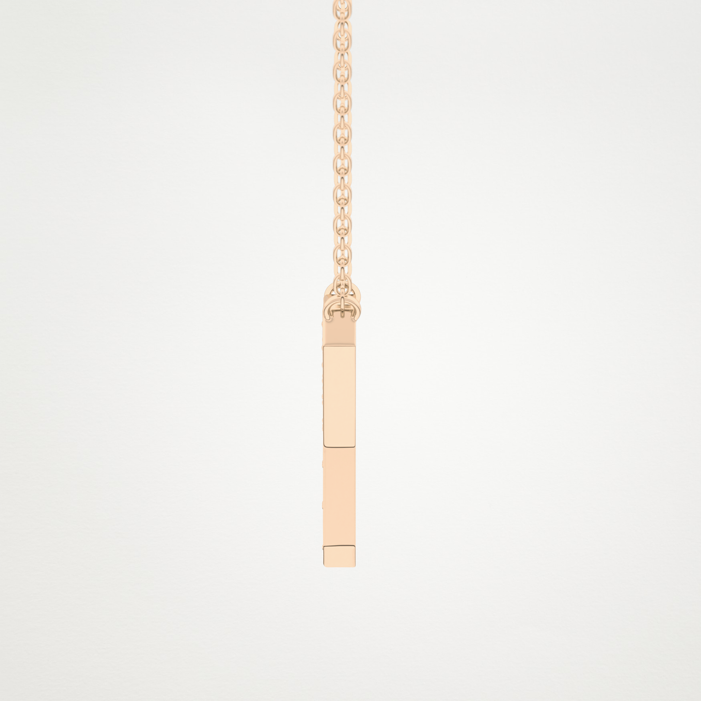 0.23 TCW Round Lab Grown Diamond Y Initial Pendant Necklace